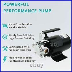 115v 330 Gph Water Transfer Pump Portable Pump Electric Utility Sump Transfer Wa