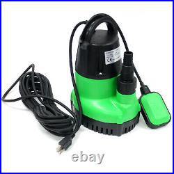 1-1/4HP Submersible Sump Pump & 50ft Garden Hose for Dirty Water Pool Pond Drain