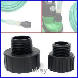 1-1/4HP Submersible Sump Pump & 50ft Garden Hose for Dirty Water Pool Pond Drain