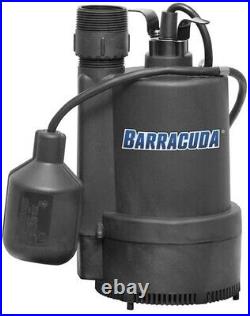 1/3 HP 2400 GPH AC Thermoplastic Submersible Sump Pump Water Drain Transfer