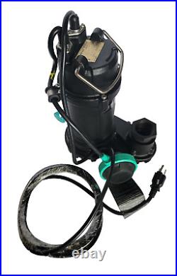 1/3 Hp Submersible Sump Pump for Dirty Water, 115Volt, 53gpm, 27 feet head, 1.5