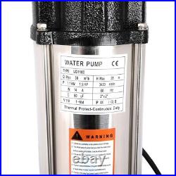 1.5HP 6340GPH Sump Pump Industrial Sewage Pump Submersible Free Shipping