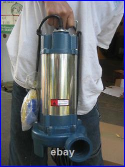 1.5HP Ind EFFLUENT Dirty Water Submersible sump pump 55 GPM 90' hd MSRP $1700