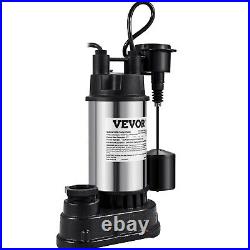 1.5 HP Submersible Cast Iron And Steel Sump Pump, 6000 Gph Submersible Water