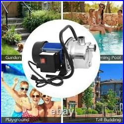 1.6 HP Stainless Steel Electric Water Pump Sprinkling Irrigation Booster B 103