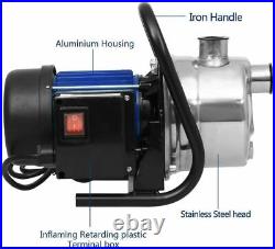 1.6 HP Stainless Steel Electric Water Pump Sprinkling Irrigation Booster B 116