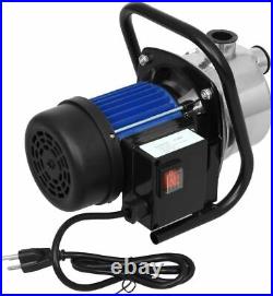 1.6 HP Stainless Steel Electric Water Pump Sprinkling Irrigation Booster B 121