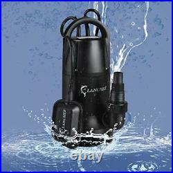 1 Hp Submersible Sump Pump 4462gph Clean Dirty Water Transfer Pump With Float Sw