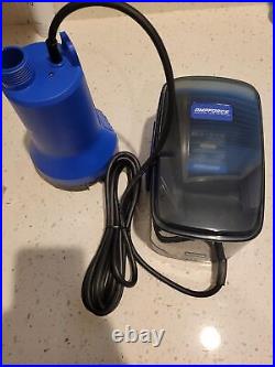 20V Cordless Submersible Water Transfer Pump, 1010GPH Portable Sump Pump, 4.0