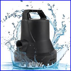 2200GPH 1/4 HP Automatic On/Off Submersible Water Pump with Garden Hose Adapter