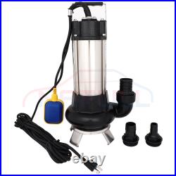 42.6ft/13m 1.5HP 6340GPH Sump Pump Industrial Sewage Submersible High Quality