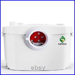 600W Macerator Toilet Pump for Macecrating Toilet, Sewerage Sump Pump for Bas