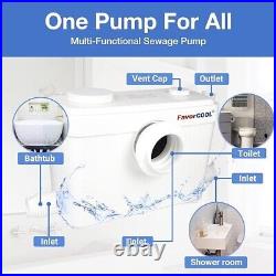 600w Macerator Sewerage Sump Pump Waste Water Marine Toilet Disposal Laundry