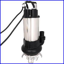 6340GPH Sump Pump 1.5HP 1100W Industrial Sewage Pump Submersible Free Shipping