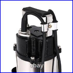 6340GPH Sump Pump 1.5HP 1100W Industrial Sewage Pump Submersible Free Shipping