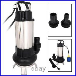 6340GPH Sump Pump 1.5HP 1100W Industrial Sewage Pump Submersible Free Shipping