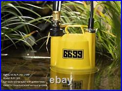 6699 1/6HP Portable Utility Pump Small Backup Sump Pump to Drain Water from F