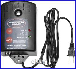 92060 Sump Alarm System 15-Foot Tethered Float Switch, Black Septic Water