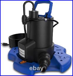 Automatic Pool Cover Pump 1.5HP 4500GPH Pool Cover Pump Above Ground Sump Pump