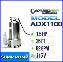 Automatic Sump Pump With Water Sensor Fully Auto No Float 81GPM