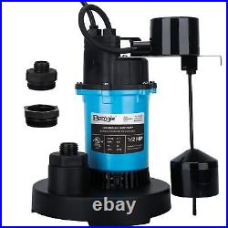 BOMGIE 1/2HP Sump Pump Submersible 2980GPH