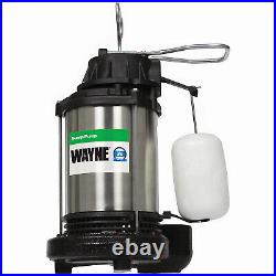 CDU980E Submersible Sump Pump, Cast Iron/Stainless-Steel. 75-HP Motor