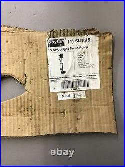 Dayton 5URJ5 Upright Vertical Sump Pump 1/2 HP (r35)