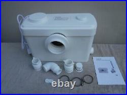 EXTRAUP 600W Macerator Sewerage Sump Pump Waste Water Marine Toilet Disposal Lau