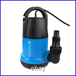 FOTING Sump Pump Submersible 1HP Clean/Dirty Water Pump, 3960 GPH Portable Ut