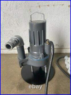 Flygt 3068 Submersible Pump Sump Trash Water Dewatering w electrical box