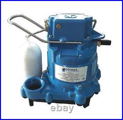 GOULDS WATER TECHNOLOGY GSP0311-25 HP 1/3, Sump Pump, Vertical Float 462D16