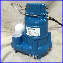 GOULDS WATER TECHNOLOGY GSP0511 Submersible Sump Pump 1/2 HP Cast Iron DAMAGE