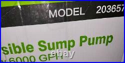 Green Expert 1.5HP Submersible Sump Pump Powerful 6000GPH High Flow Full Stai