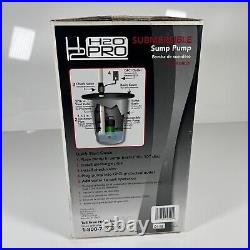 H2O Pro Self-Priming Cast Iron Submersible Sump Pump 1/3 HP 2,400 GPH 1 1/2 Port