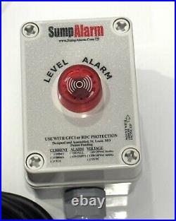 High Water Alarm with Pilot Light and Horn for Septic/Sump/Pond In/Outdoor