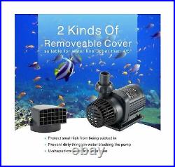Hygger 24V DC Water Pump Submersible Saltwater Aquarium Sump Pump with LCD Di