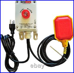 In/Outdoor High Water Alarm withPilot Light and Horn for Septic/Sump/Pond & Other