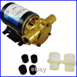 Jabsco 18660-0123 Marine Water Puppy Bilge/Sump Flexible Impeller Pump 6.3 GPM
