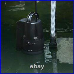 Lanchez 1/2 HP Submersible Water Sump Pump with Built-In Float Switch for Clean