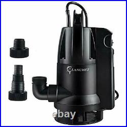 Lanchez 1/2 HP Submersible Water Sump Pump with Built-in Float Switch for