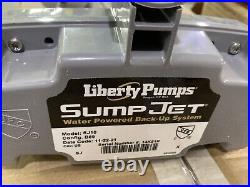 Liberty Pumps SJ10 SumpJet Water Powered Back-Up Pump NOB