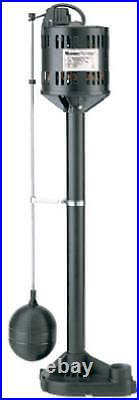 Master Plumber 540163 Automatic Pedestal Sump Pump, Thermoplastic, 1/3-HP Motor