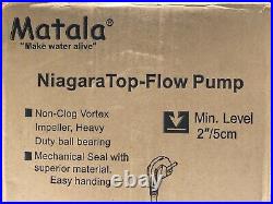 Matala NT-3600 Niagara Top-Flow 1/3HP Water Pump-3600gphMatala Water Pump