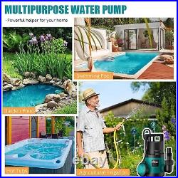 NEU MASTER Sump Pump Submersible, Water Pump 1/3 HP 2650GPH Electric Utility