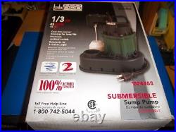 NEW ZOELLEN PRO 1/3 HP Cast Submersible Sump Water Pump 45GPM FREE SHIPPING