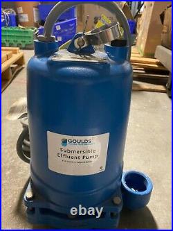 New Goulds Water Technology Xylem 1/2 HP Submersible Sump Pump 460v 2ed51c4dah