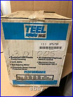 New in Box Sealed TEEL 3P579K Sump Pump box shows wear but is still sealed