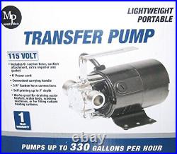 Portable Mini Electric Water Transfer Utility Sump Pump 330 GPH 115-Volt with