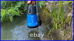 Portable Utility Pump Sump Pump Submersible 1HP Clean/Dirty Water Pump 3960 GPH