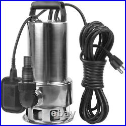 Stainless Steel Sump Submersible Cleans Dirty Heavy Duty Drain Water Transfer